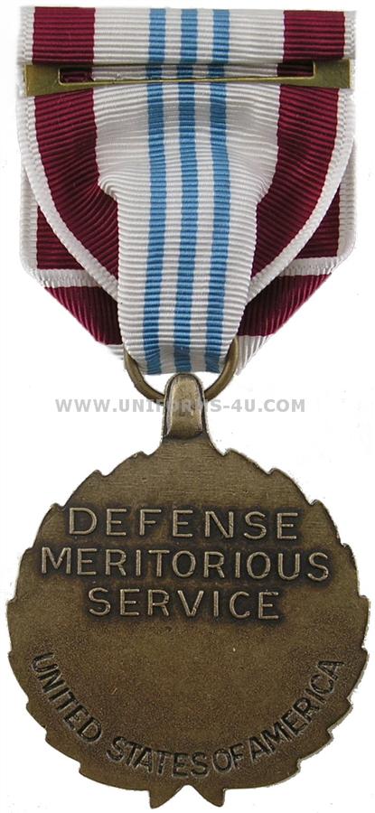Meritorious Service Medal. DEFENSE MERITORIOUS SERVICE