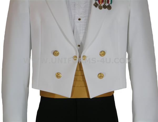 Surplus navy dress white