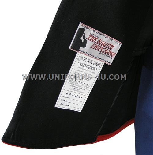 USMC ENLISTED DRESS BLUE COAT