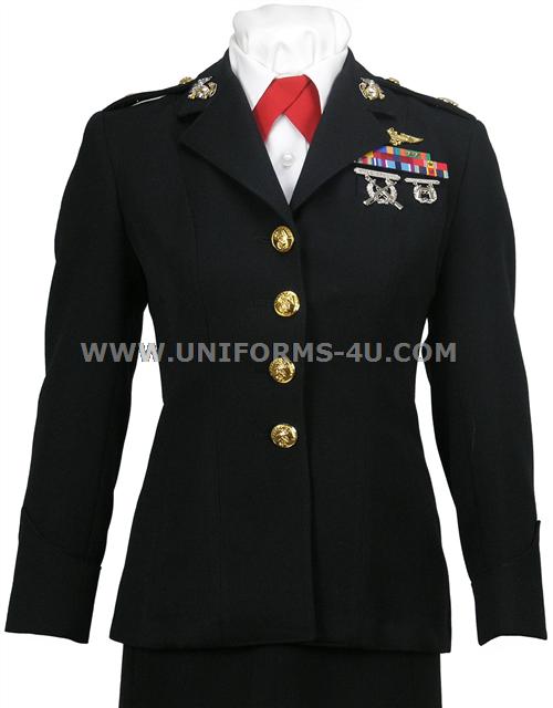 USMC FEMALE OFFICER DRESS BLUE COAT