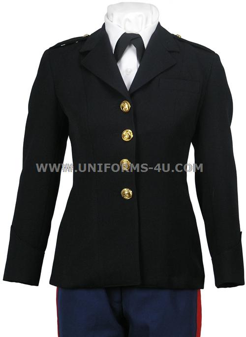 USMC FEMALE OFFICER DRESS BLUE COAT