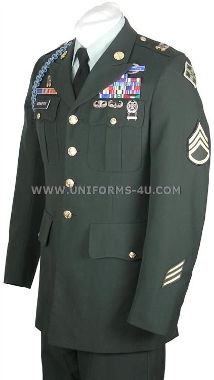 US ARMY CLASS A ENLISTED GREEN UNIFORM