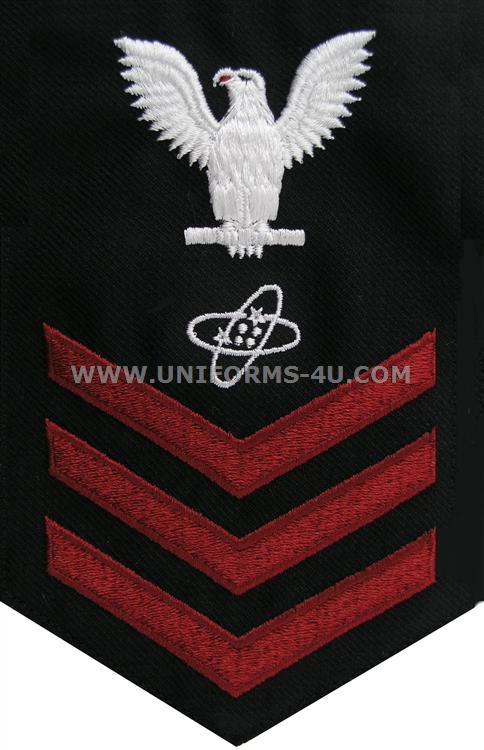 us navy e6 Electronics Technician (ET) dress blue rating badge us navy e6 Electronics Technician (ET) dress blue rating badge