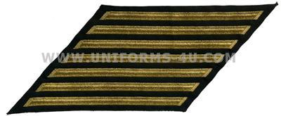 us navy enlisted hashmarks male gold embroidered set of 7 us navy enlisted hashmarks male gold embroidered set of 7