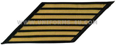 us navy cpo hashmarks male gold lace on blue set of 7 us navy cpo hashmarks male gold lace on blue set of 7