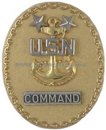 US NAVY SENIOR ENLISTED ADVISOR E9 COMMAND IDENTIFICATION BADGE